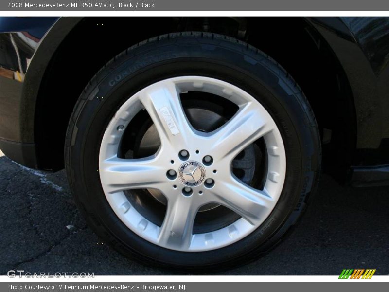 Black / Black 2008 Mercedes-Benz ML 350 4Matic