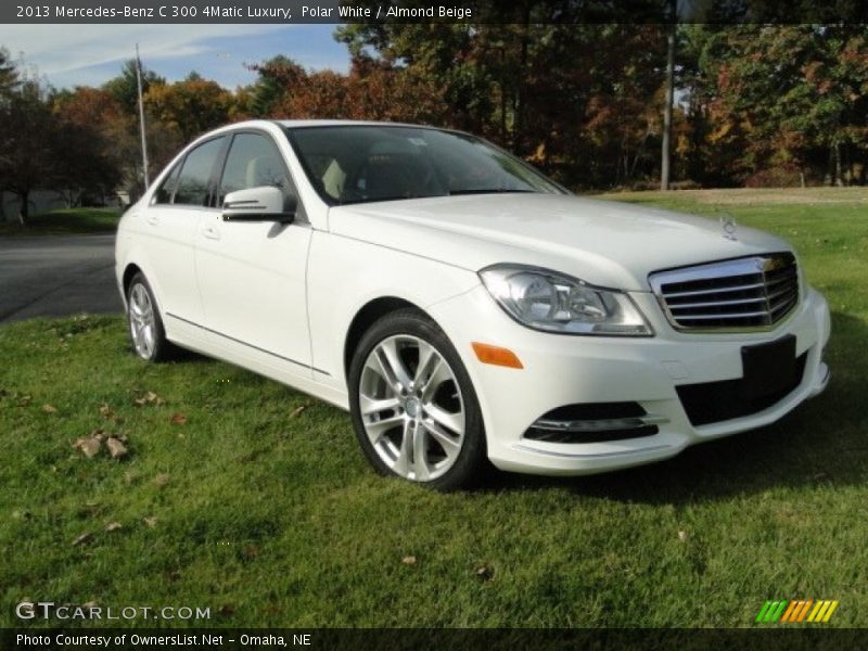 Polar White / Almond Beige 2013 Mercedes-Benz C 300 4Matic Luxury
