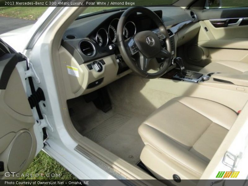 Polar White / Almond Beige 2013 Mercedes-Benz C 300 4Matic Luxury