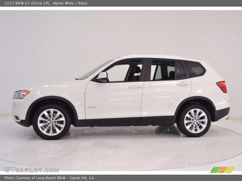 Alpine White / Black 2013 BMW X3 xDrive 28i