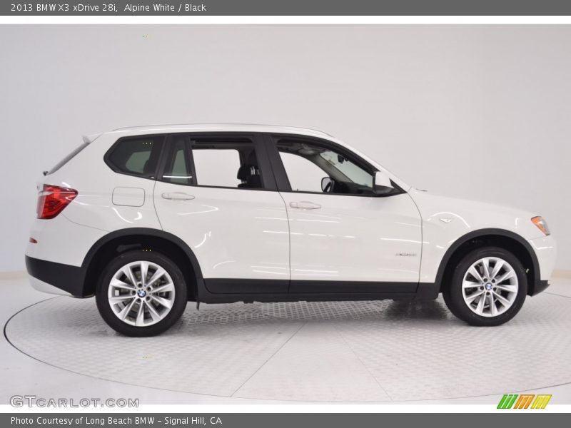 Alpine White / Black 2013 BMW X3 xDrive 28i