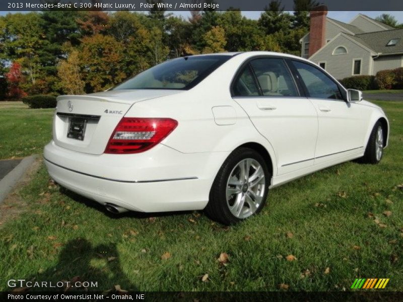 Polar White / Almond Beige 2013 Mercedes-Benz C 300 4Matic Luxury