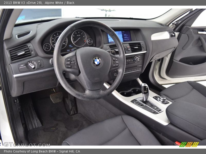Alpine White / Black 2013 BMW X3 xDrive 28i