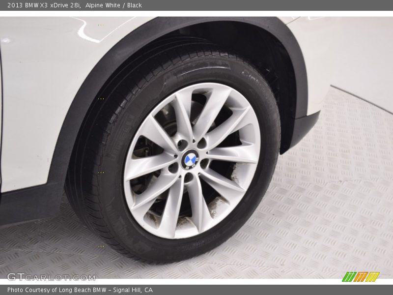 Alpine White / Black 2013 BMW X3 xDrive 28i