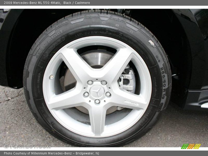 Black / Cashmere 2009 Mercedes-Benz ML 550 4Matic
