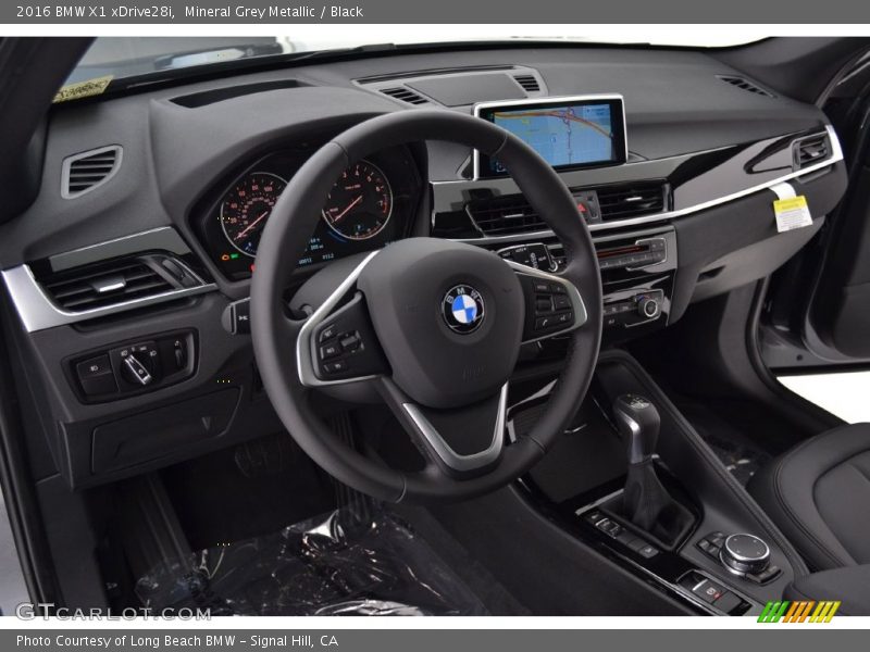 Mineral Grey Metallic / Black 2016 BMW X1 xDrive28i