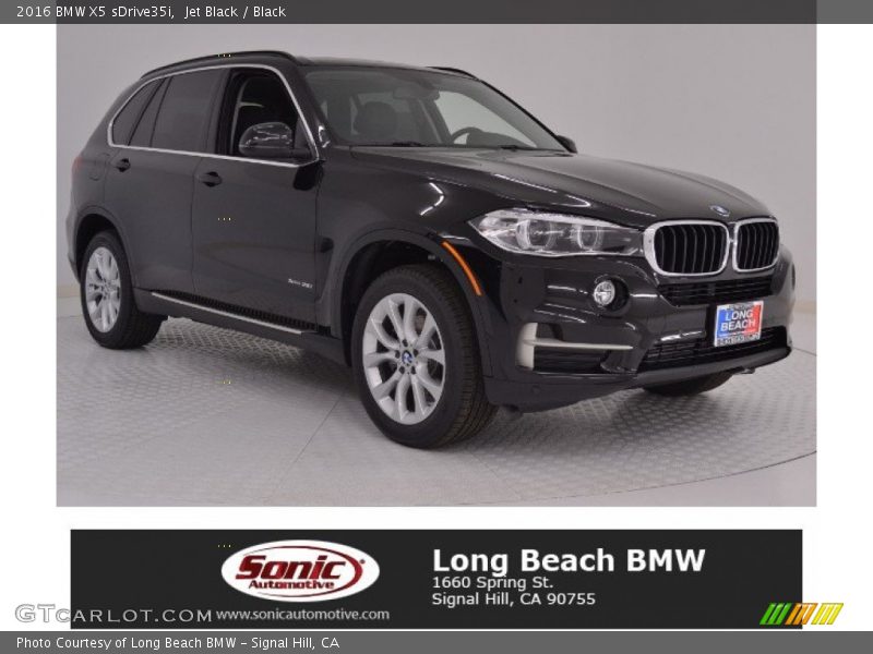 Jet Black / Black 2016 BMW X5 sDrive35i