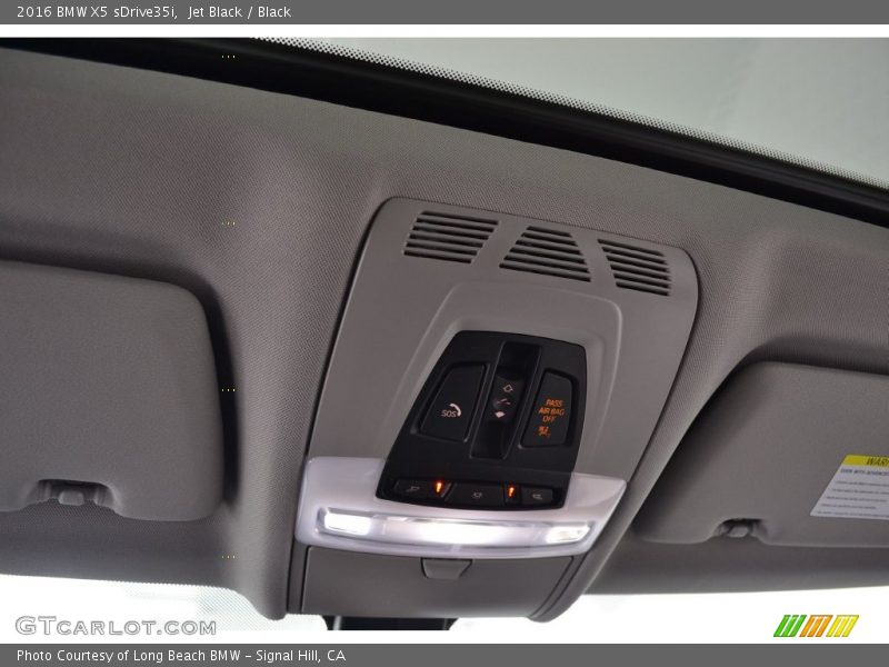 Jet Black / Black 2016 BMW X5 sDrive35i