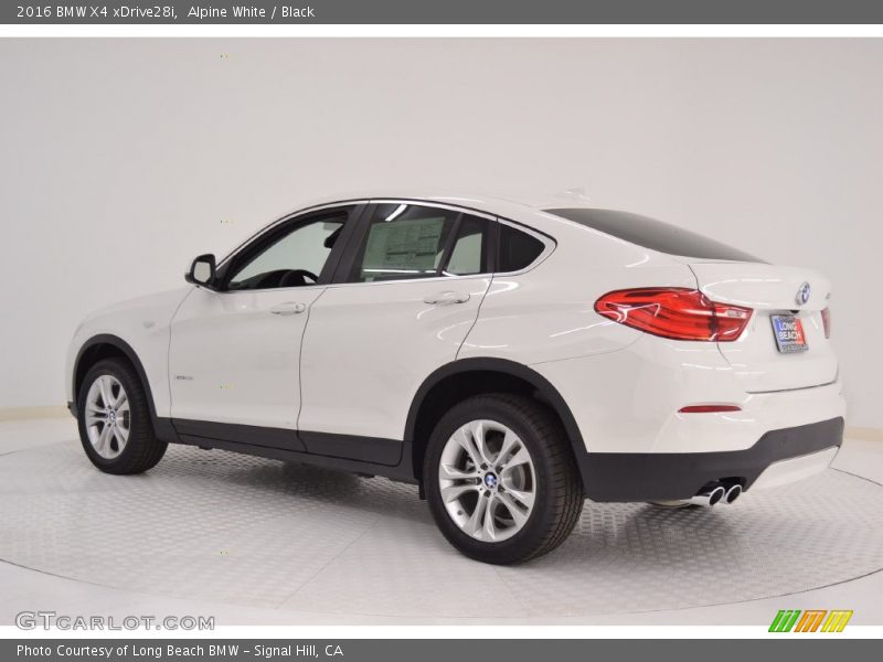 Alpine White / Black 2016 BMW X4 xDrive28i