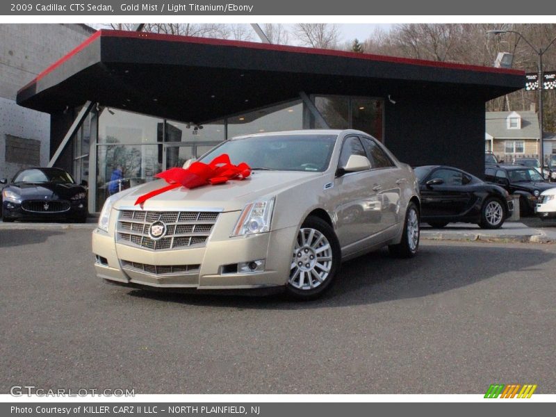 Gold Mist / Light Titanium/Ebony 2009 Cadillac CTS Sedan