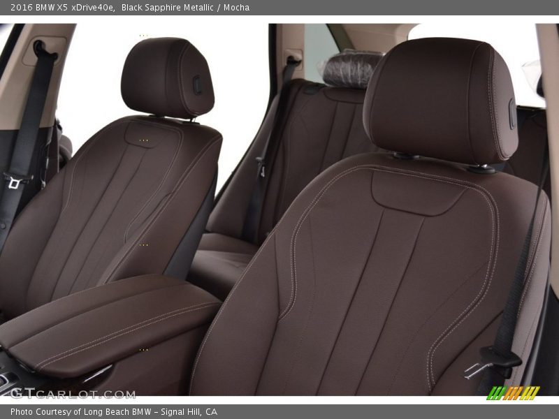Black Sapphire Metallic / Mocha 2016 BMW X5 xDrive40e