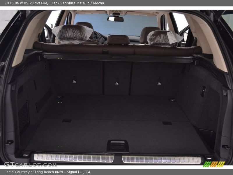Black Sapphire Metallic / Mocha 2016 BMW X5 xDrive40e