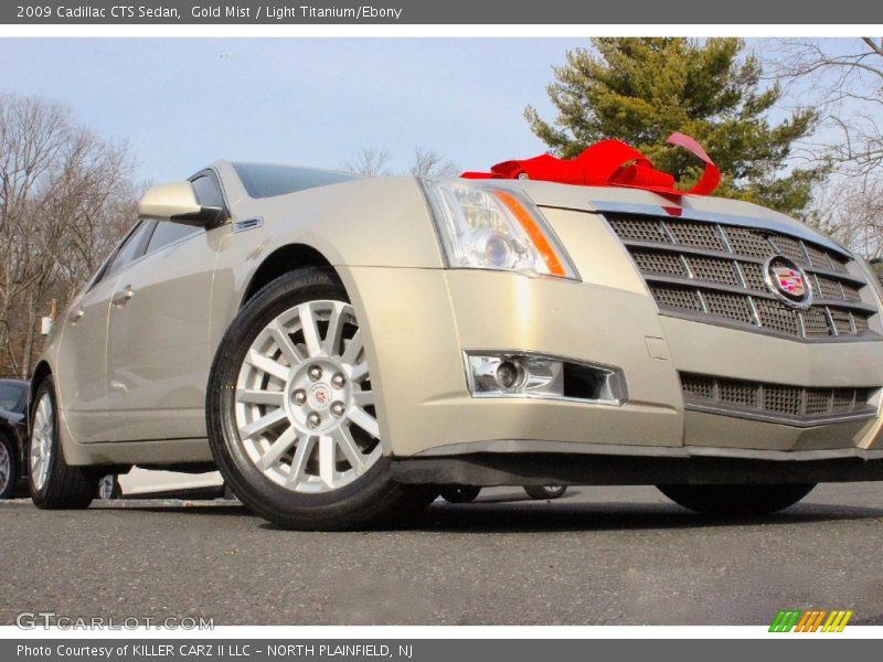 Gold Mist / Light Titanium/Ebony 2009 Cadillac CTS Sedan