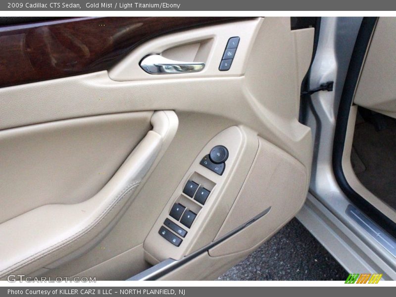 Gold Mist / Light Titanium/Ebony 2009 Cadillac CTS Sedan