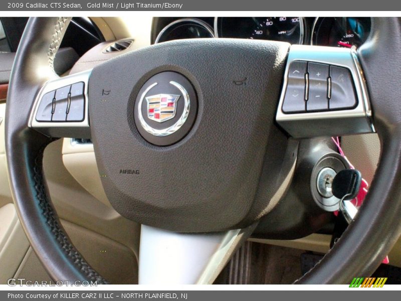 Gold Mist / Light Titanium/Ebony 2009 Cadillac CTS Sedan