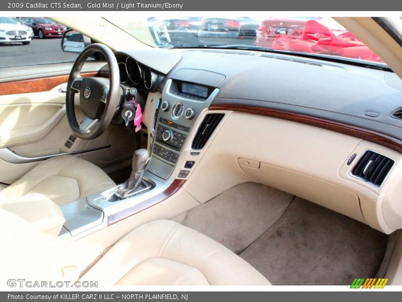 Gold Mist / Light Titanium/Ebony 2009 Cadillac CTS Sedan