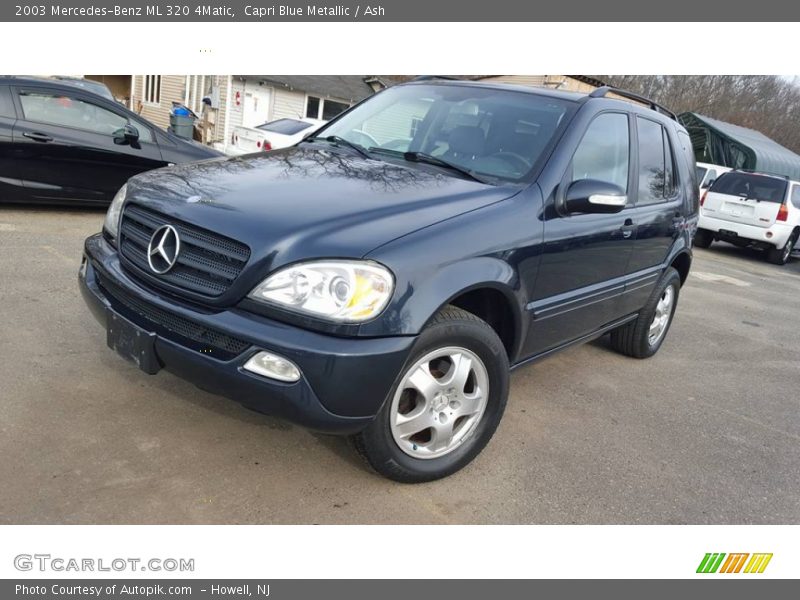 Capri Blue Metallic / Ash 2003 Mercedes-Benz ML 320 4Matic