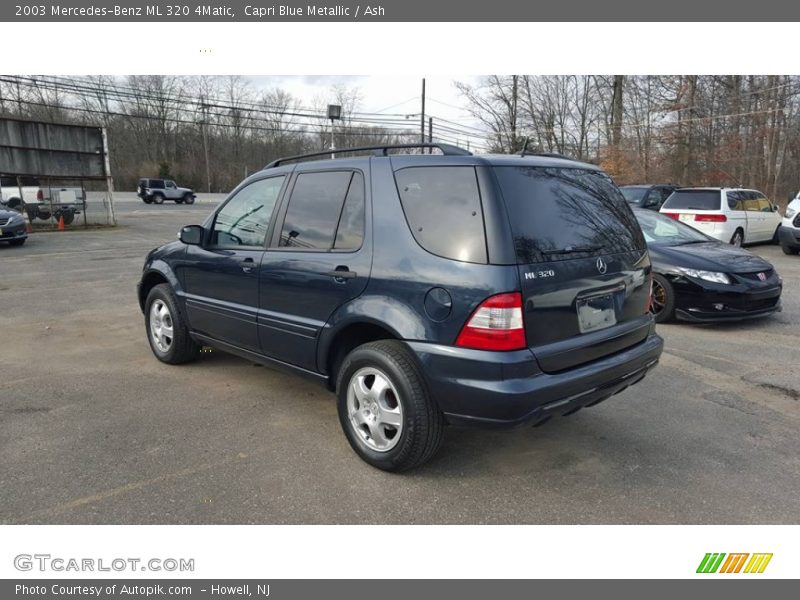 Capri Blue Metallic / Ash 2003 Mercedes-Benz ML 320 4Matic