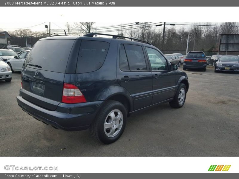 Capri Blue Metallic / Ash 2003 Mercedes-Benz ML 320 4Matic