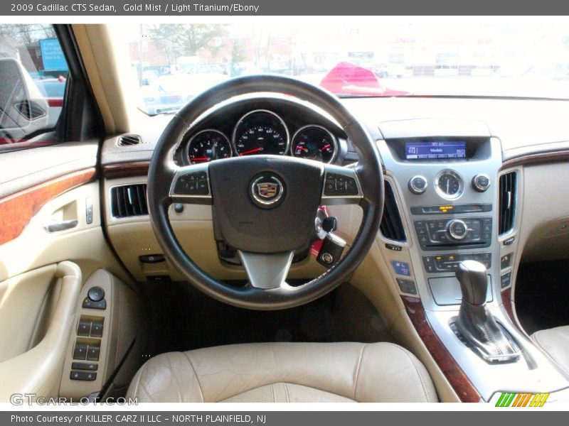 Gold Mist / Light Titanium/Ebony 2009 Cadillac CTS Sedan