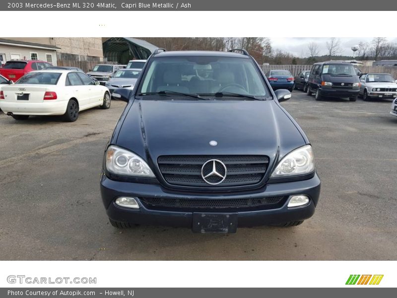 Capri Blue Metallic / Ash 2003 Mercedes-Benz ML 320 4Matic