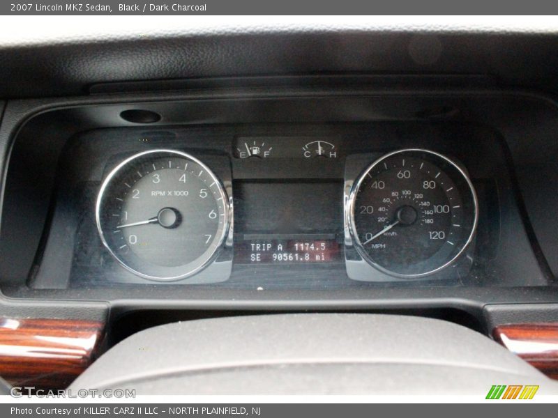 Black / Dark Charcoal 2007 Lincoln MKZ Sedan