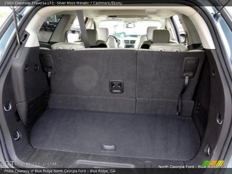Silver Moss Metallic / Cashmere/Ebony 2009 Chevrolet Traverse LTZ