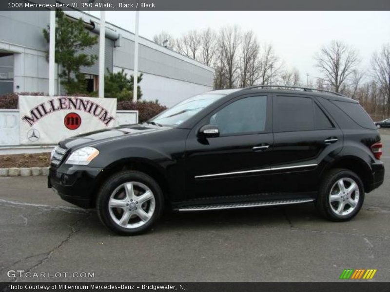 Black / Black 2008 Mercedes-Benz ML 350 4Matic