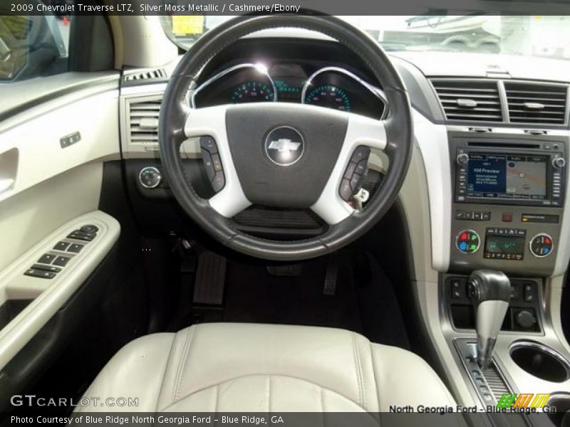 Silver Moss Metallic / Cashmere/Ebony 2009 Chevrolet Traverse LTZ