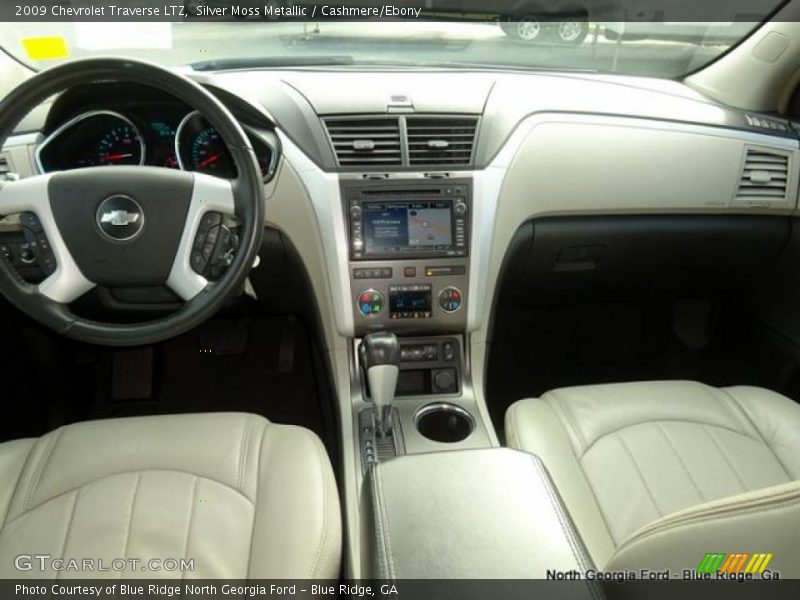 Silver Moss Metallic / Cashmere/Ebony 2009 Chevrolet Traverse LTZ