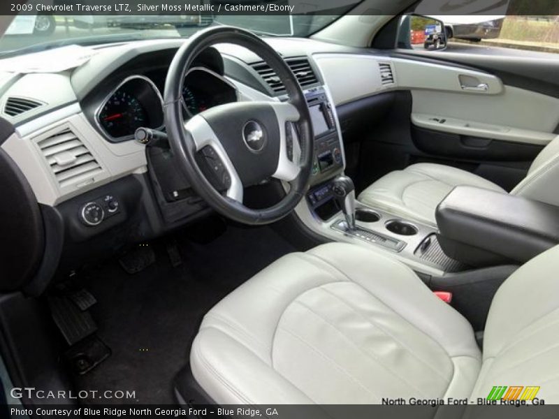 Silver Moss Metallic / Cashmere/Ebony 2009 Chevrolet Traverse LTZ