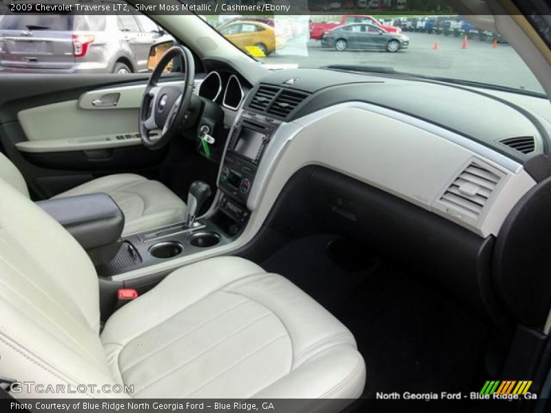 Silver Moss Metallic / Cashmere/Ebony 2009 Chevrolet Traverse LTZ