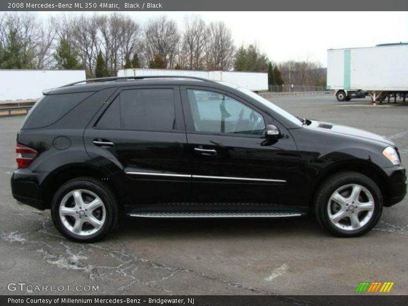 Black / Black 2008 Mercedes-Benz ML 350 4Matic