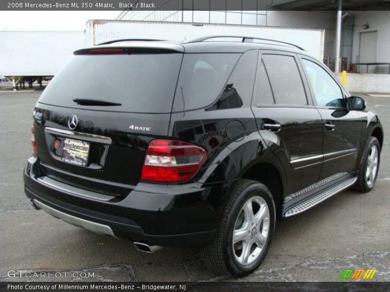 Black / Black 2008 Mercedes-Benz ML 350 4Matic