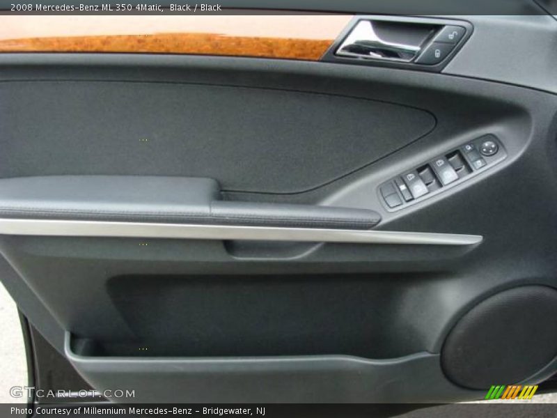 Black / Black 2008 Mercedes-Benz ML 350 4Matic