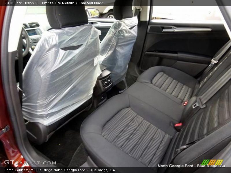 Bronze Fire Metallic / Charcoal Black 2016 Ford Fusion SE