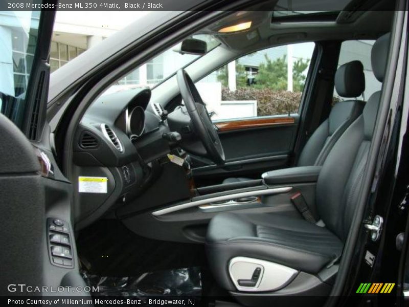 Black / Black 2008 Mercedes-Benz ML 350 4Matic