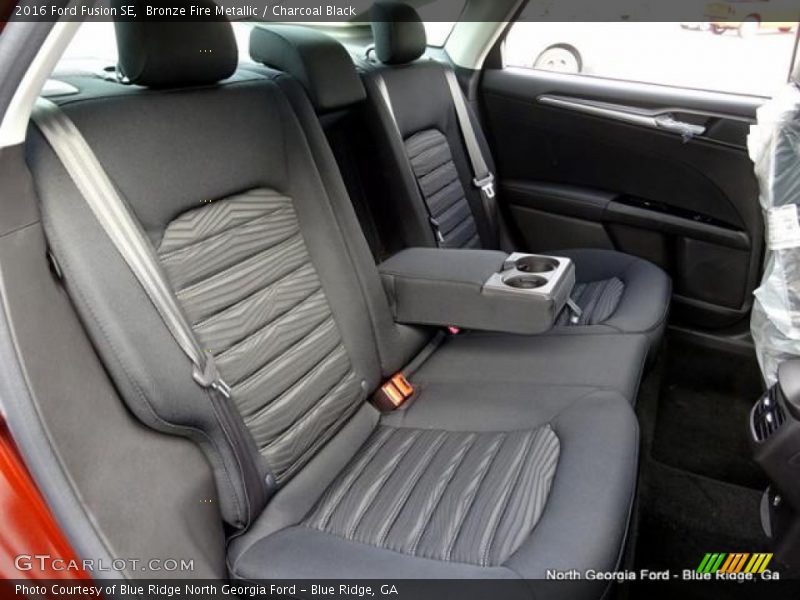 Bronze Fire Metallic / Charcoal Black 2016 Ford Fusion SE