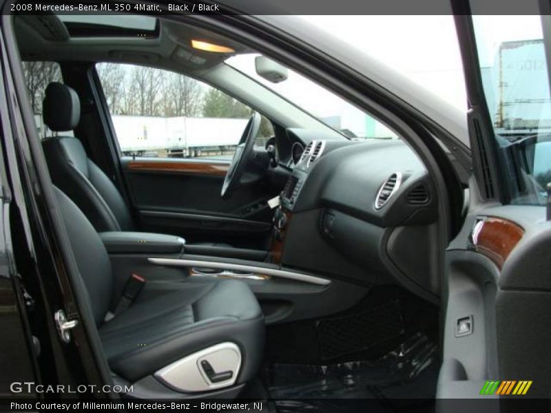 Black / Black 2008 Mercedes-Benz ML 350 4Matic