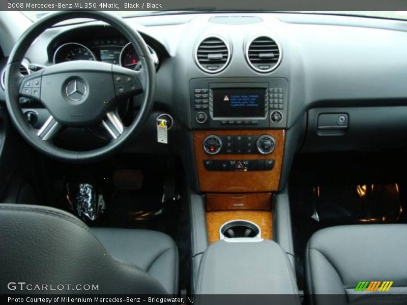 Black / Black 2008 Mercedes-Benz ML 350 4Matic