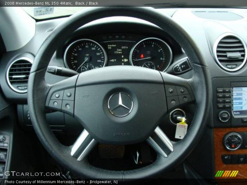 Black / Black 2008 Mercedes-Benz ML 350 4Matic