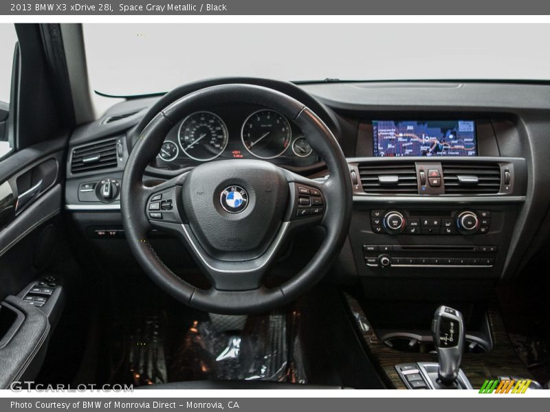 Space Gray Metallic / Black 2013 BMW X3 xDrive 28i