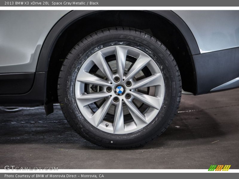 Space Gray Metallic / Black 2013 BMW X3 xDrive 28i