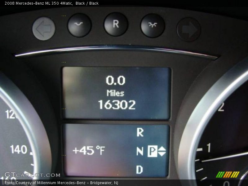 Black / Black 2008 Mercedes-Benz ML 350 4Matic