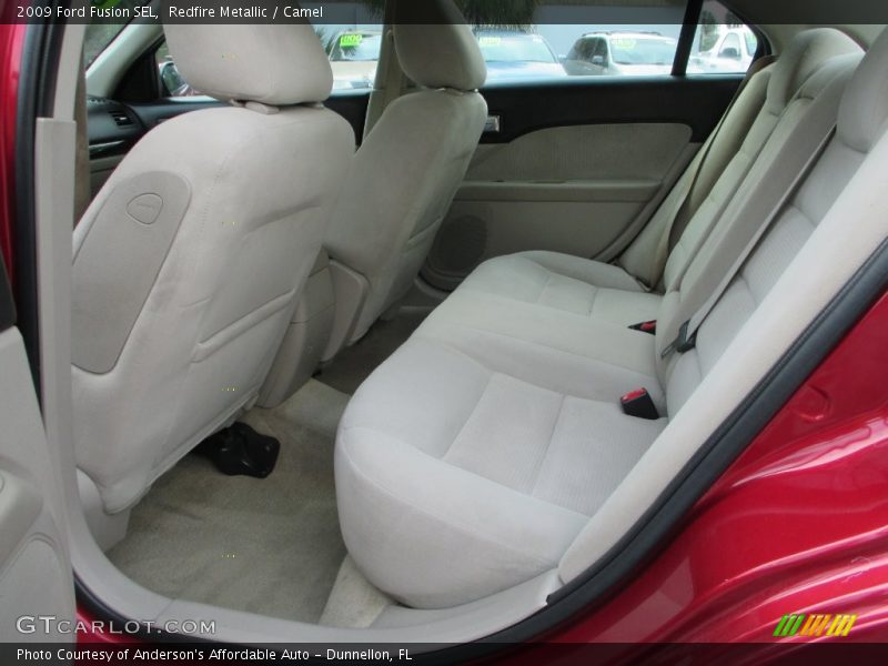 Redfire Metallic / Camel 2009 Ford Fusion SEL
