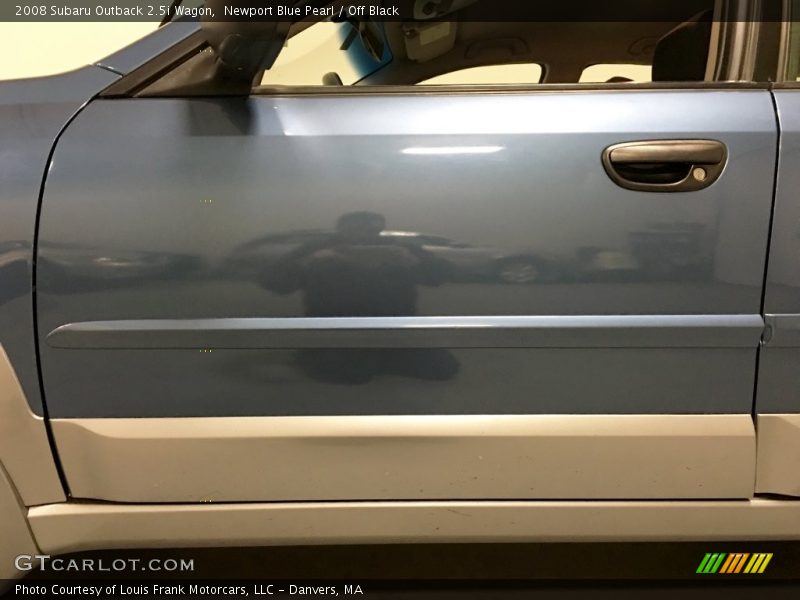 Newport Blue Pearl / Off Black 2008 Subaru Outback 2.5i Wagon
