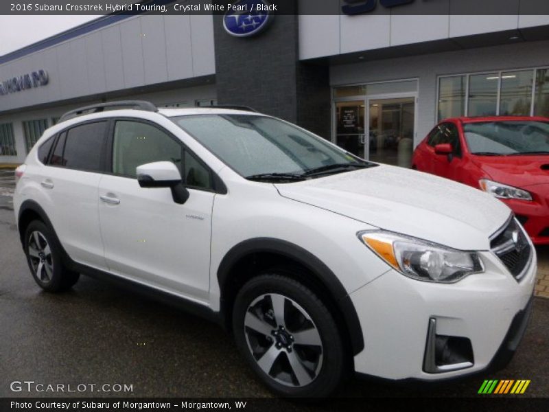 Crystal White Pearl / Black 2016 Subaru Crosstrek Hybrid Touring