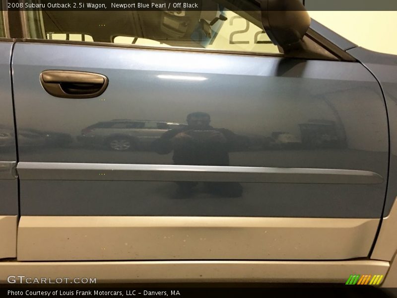 Newport Blue Pearl / Off Black 2008 Subaru Outback 2.5i Wagon