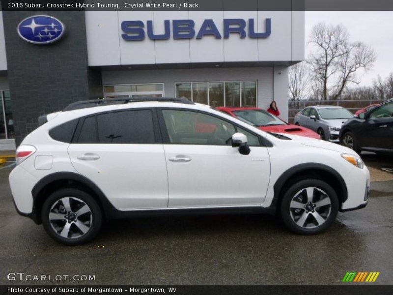 Crystal White Pearl / Black 2016 Subaru Crosstrek Hybrid Touring