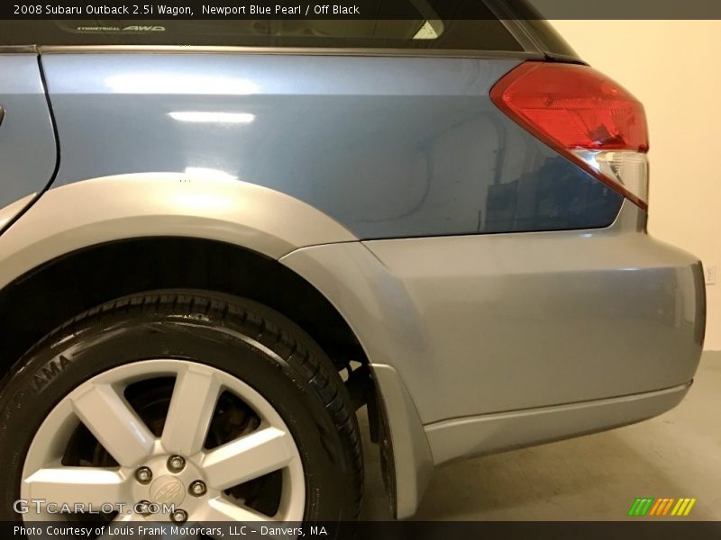 Newport Blue Pearl / Off Black 2008 Subaru Outback 2.5i Wagon